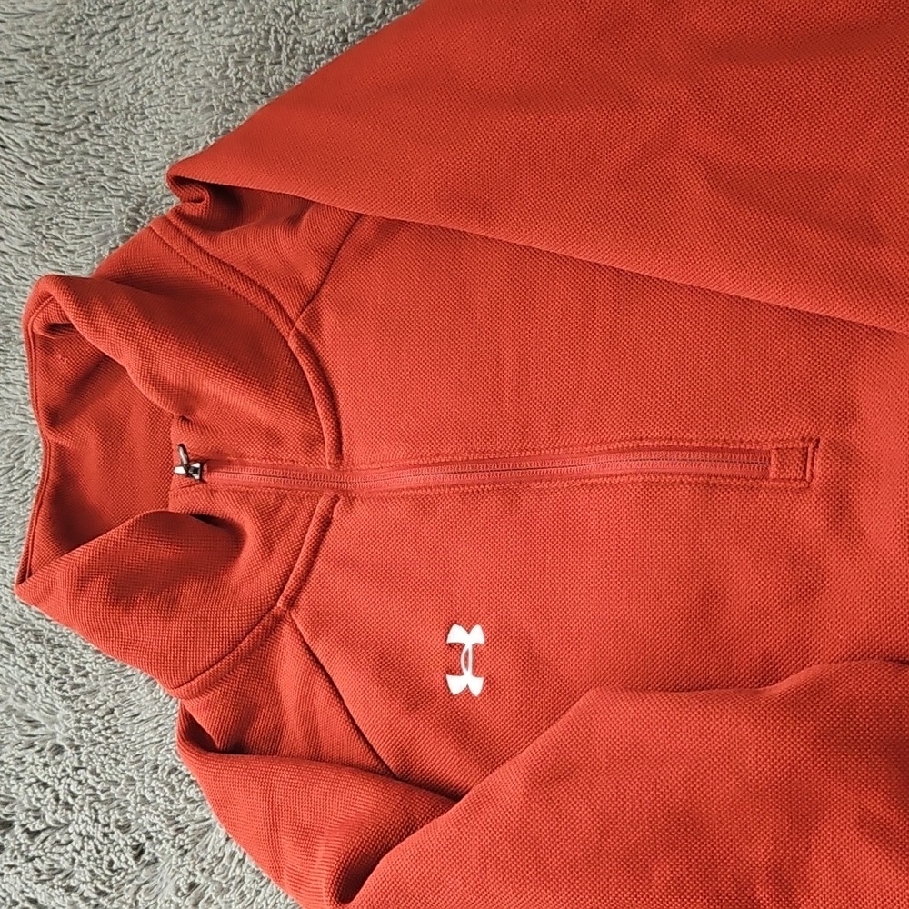 Under Armour Red Quarter-Zip Pullover